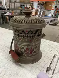 Image of Antique Decorative Kerosene Lamp