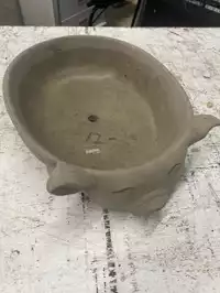 Image of Decorative Clay Pig Bowl