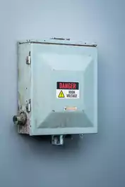 Image of Danger High Voltage Box
