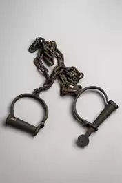 Image of Rusty Antique Shackles/Manacles