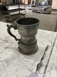 Image of Antique Pewter Mug