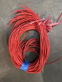 Image of Red Catv Wire Bundle