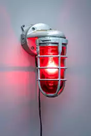 Image of Caged Jelly Jar Wall Light (2)