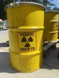 Image of Toxic Waste Metal Barrels