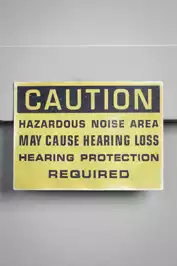 Image of Caution Hazardous Noise Area