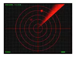 Image of Red Radar Sweep