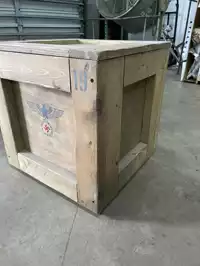Image of Square Wooden Crate (20" X 20")