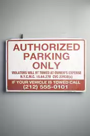 Image of Authorized Parking Only