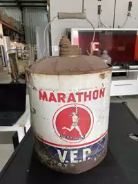 Image of Vintage Marathon Gas Can