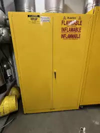 Image of Yellow Flammable Supply Cabinet (2)