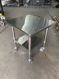 Image of 27" X 24" Stainless Steel Table