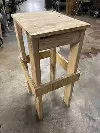 Image of Wooden Table Stand