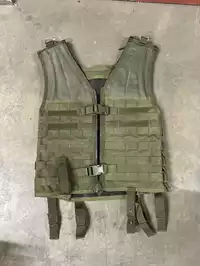 Image of Green Military Vest
