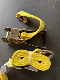 Image of 15ft Yellow Ratchet Straps