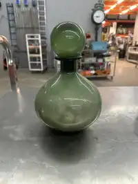 Image of Green Decorative Glass Vase