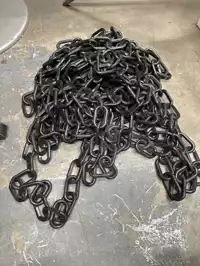 Image of 3" Black Plastic Chain