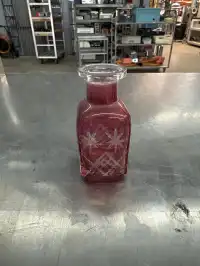 Image of Pink Decorative Glass Jar