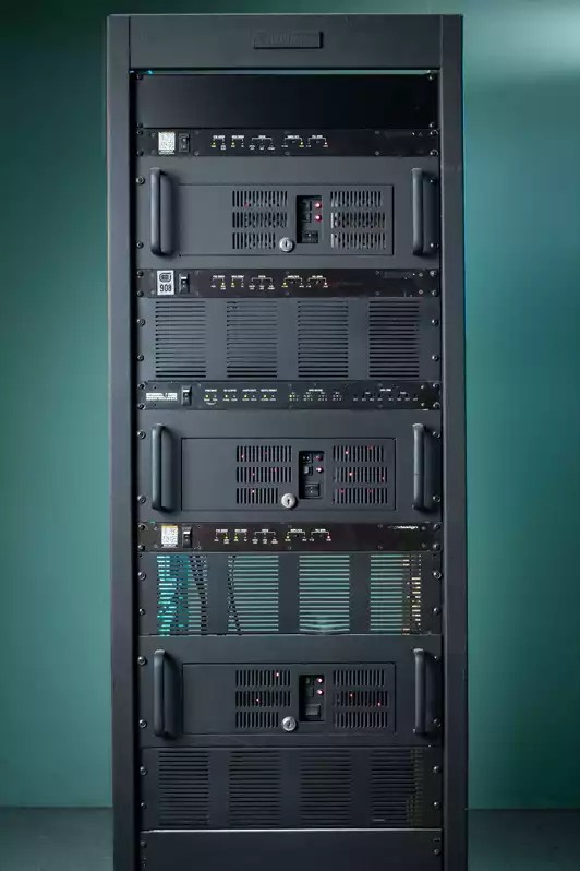 Image of Gray Avid Server Racks