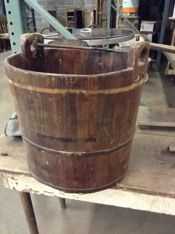 Image of Antique Well Water Bucket