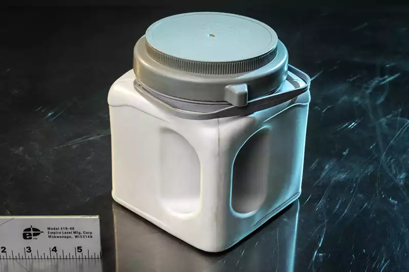 Image of White Square Lab Container