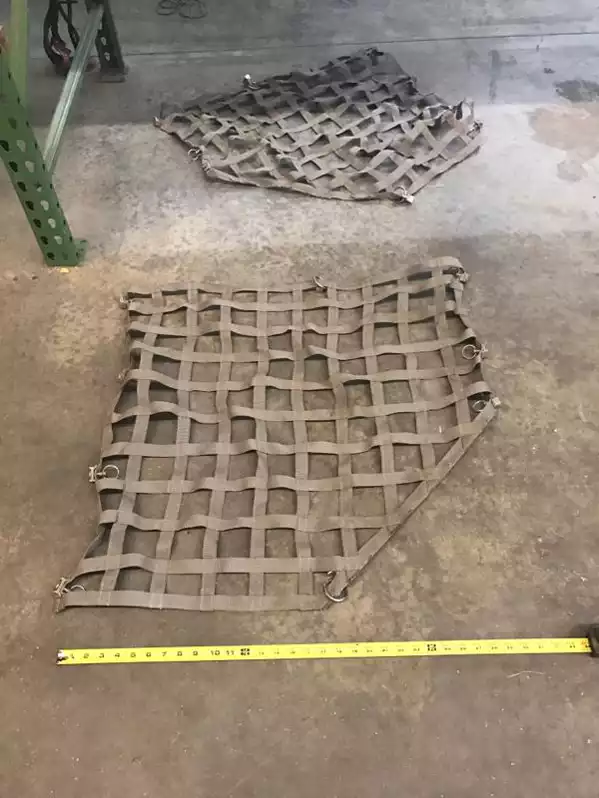 Image of Brown Nylon Angled Cargo Net