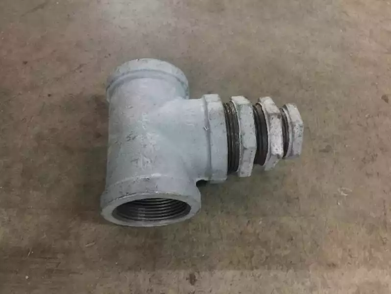 Image of 2" T Pipe With Three Reducers