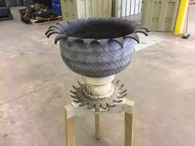 Image of Planter Made From Car Tire