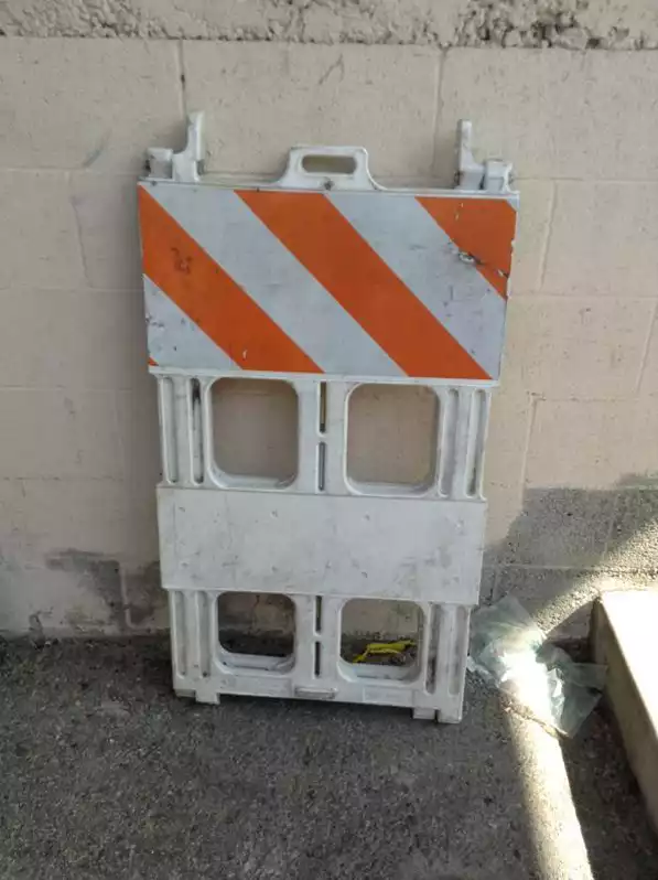 Image of A-Frame Road Construction Barricade