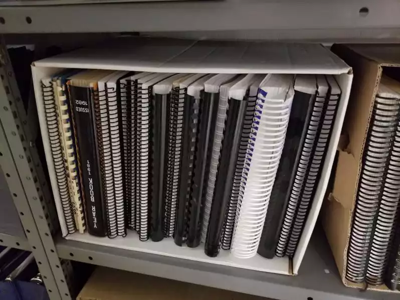 Image of Box Of Spiral Bound Manuals