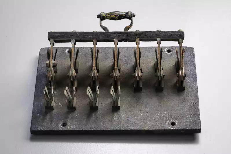 Image of 7-Switch Control Knife Switch Lever