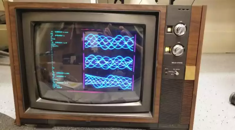 Image of 19" Vintage Television Rigged