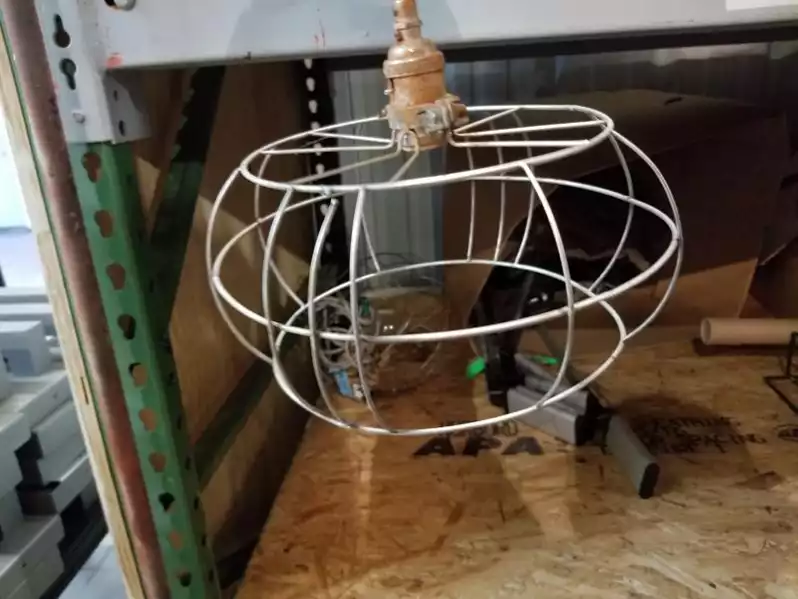 Image of Hanging Cage Light Fixture