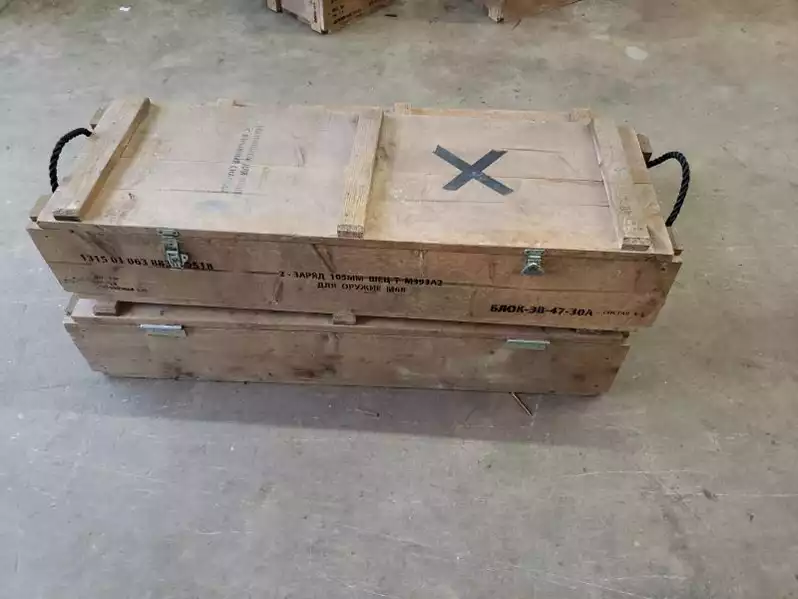 Image of Large Wood Ammo Crate (44" X 9")