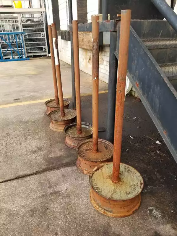 Image of Cement Filled Stanchion
