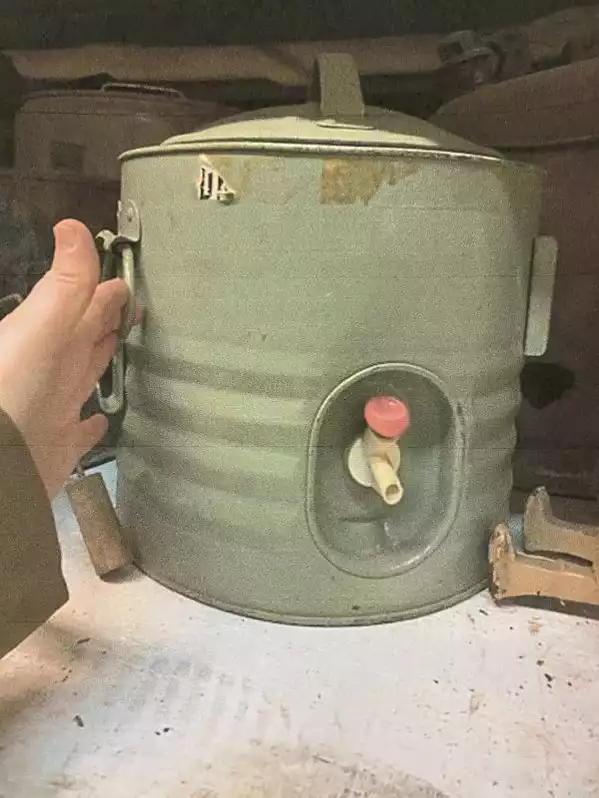 Image of Vintage Green Water Dispenser
