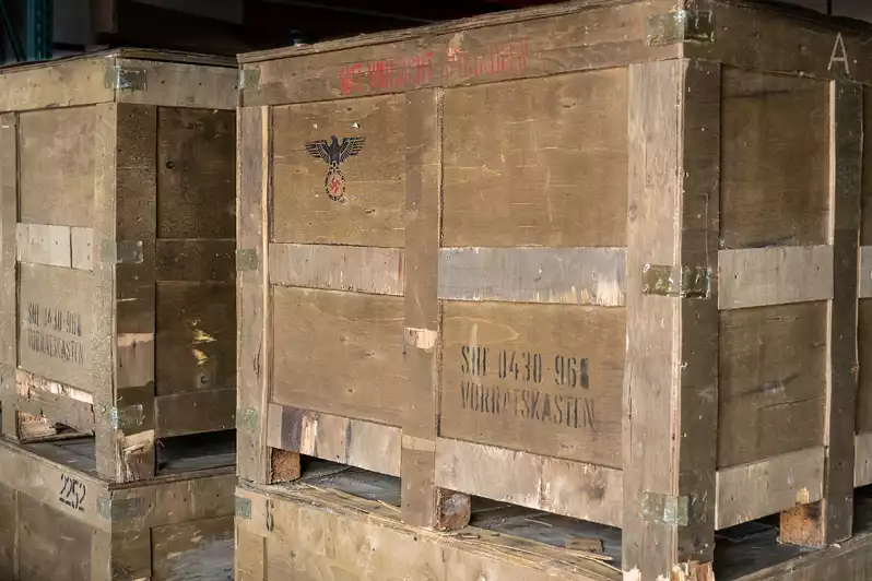 Image of Wood Storage Crate (45" X 36")