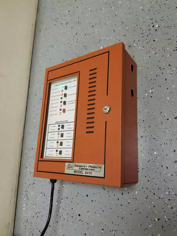 Image of Orange Fire Alarm Control Wall Box