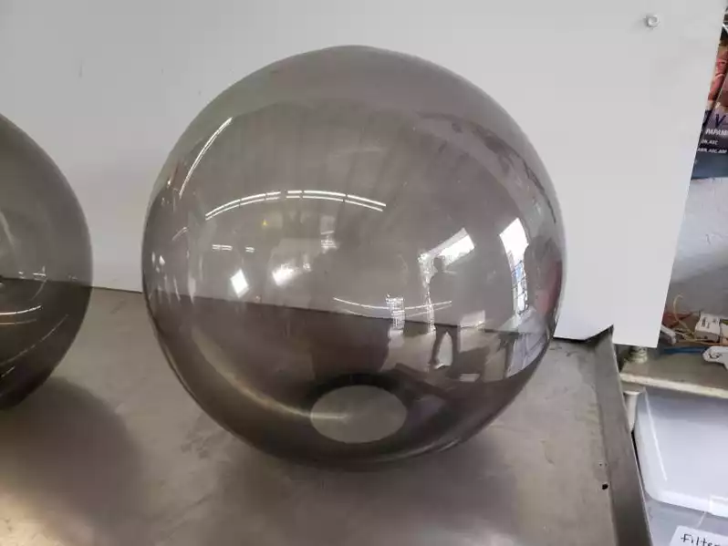 Image of 13" Smoked Glass Globe