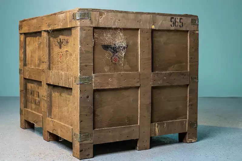 Image of Wood Storage Crate (45" X 36")