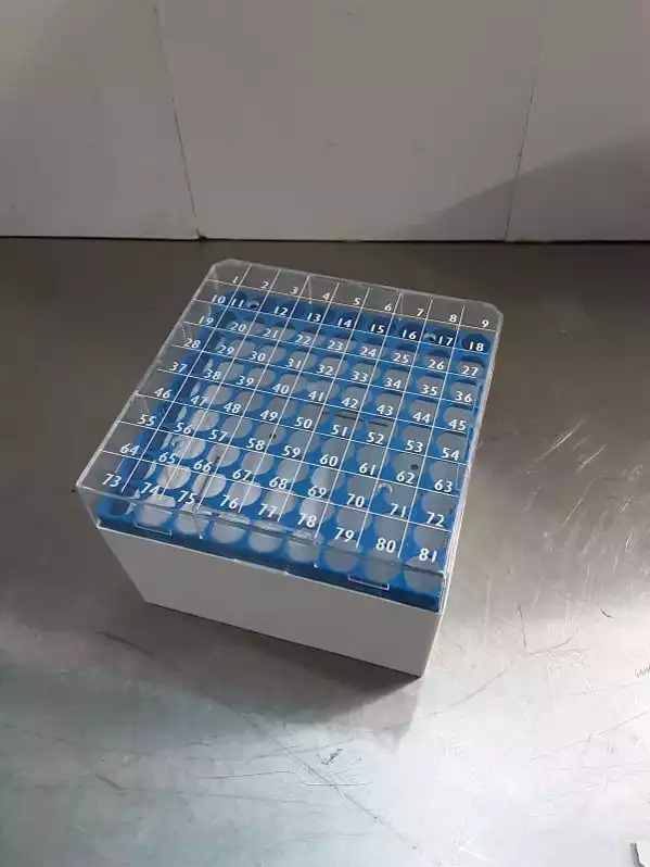 Image of Small Cased Test Tube Rack