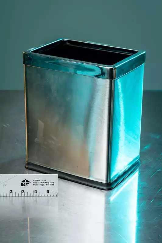 Image of Small Ss Lab Trash Can