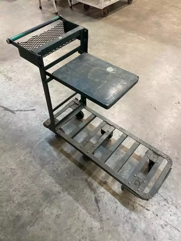 Image of Industrial Green Push Cart