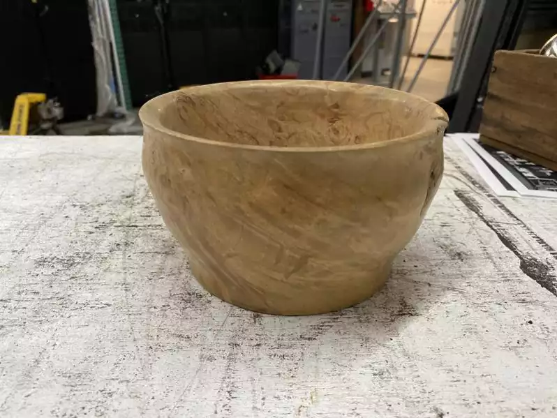Image of Wooden Mixing Bowl