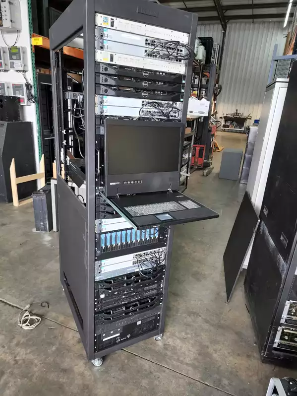 Image of Custom Co Rack W/ Pullout Monitor