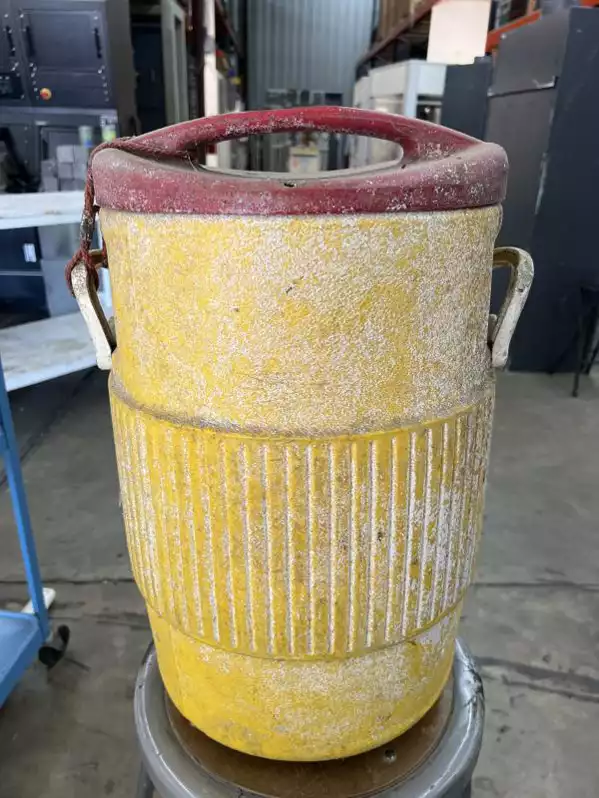 Image of Red And Yellow Water Jug