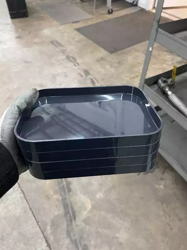 Image of Navy Blue Plastic Tray