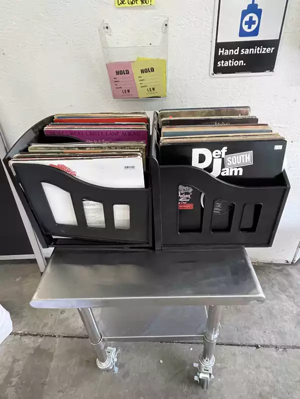 Image of Crate Of Lp Records