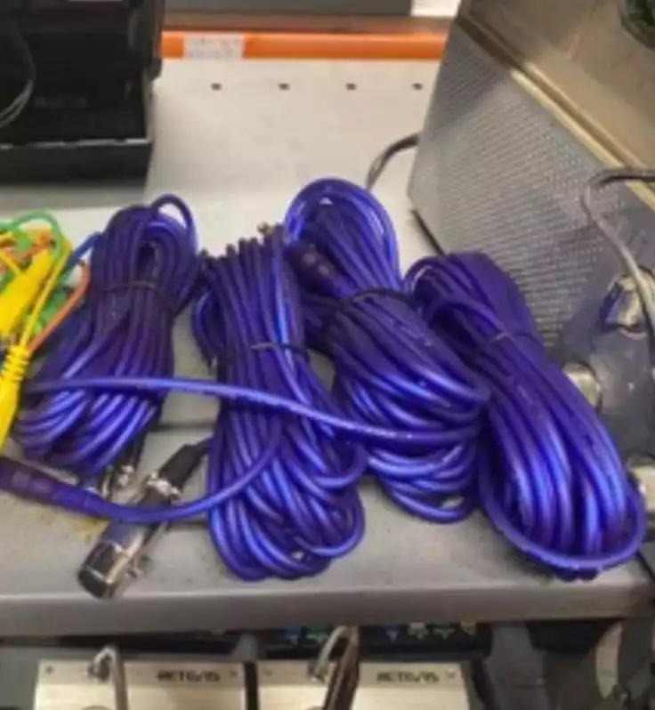 Image of Blue Xlr-1/4 Audio Cable