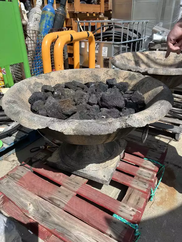 Image of Cement Fire Pit Urn
