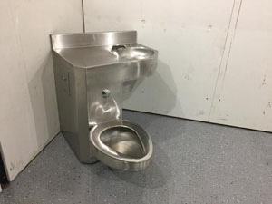 Image of Large Prison Toilet And Sink